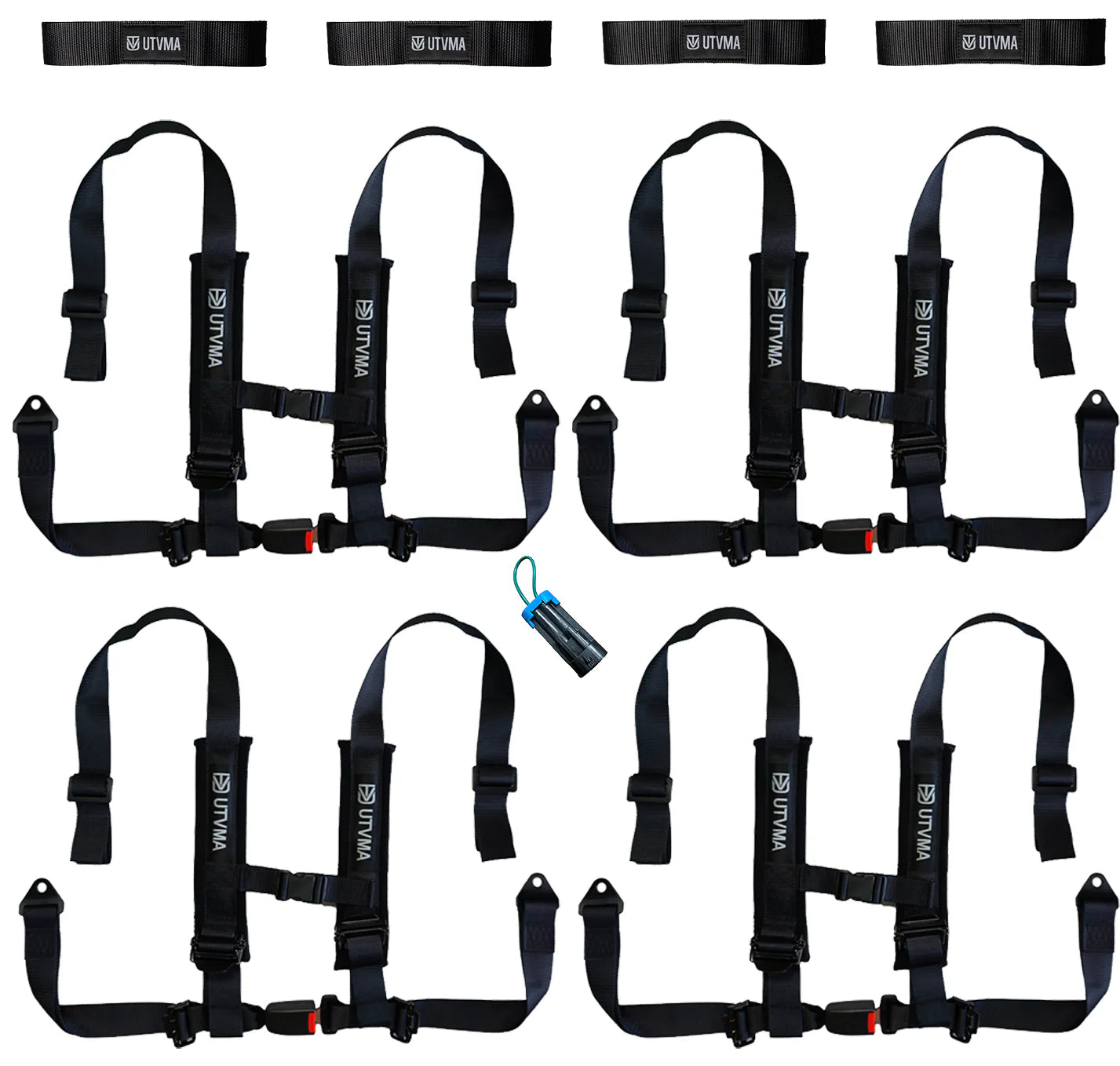 Four Harness Pack Auto Buckle with Harness Collars (RIGHT ONE)
