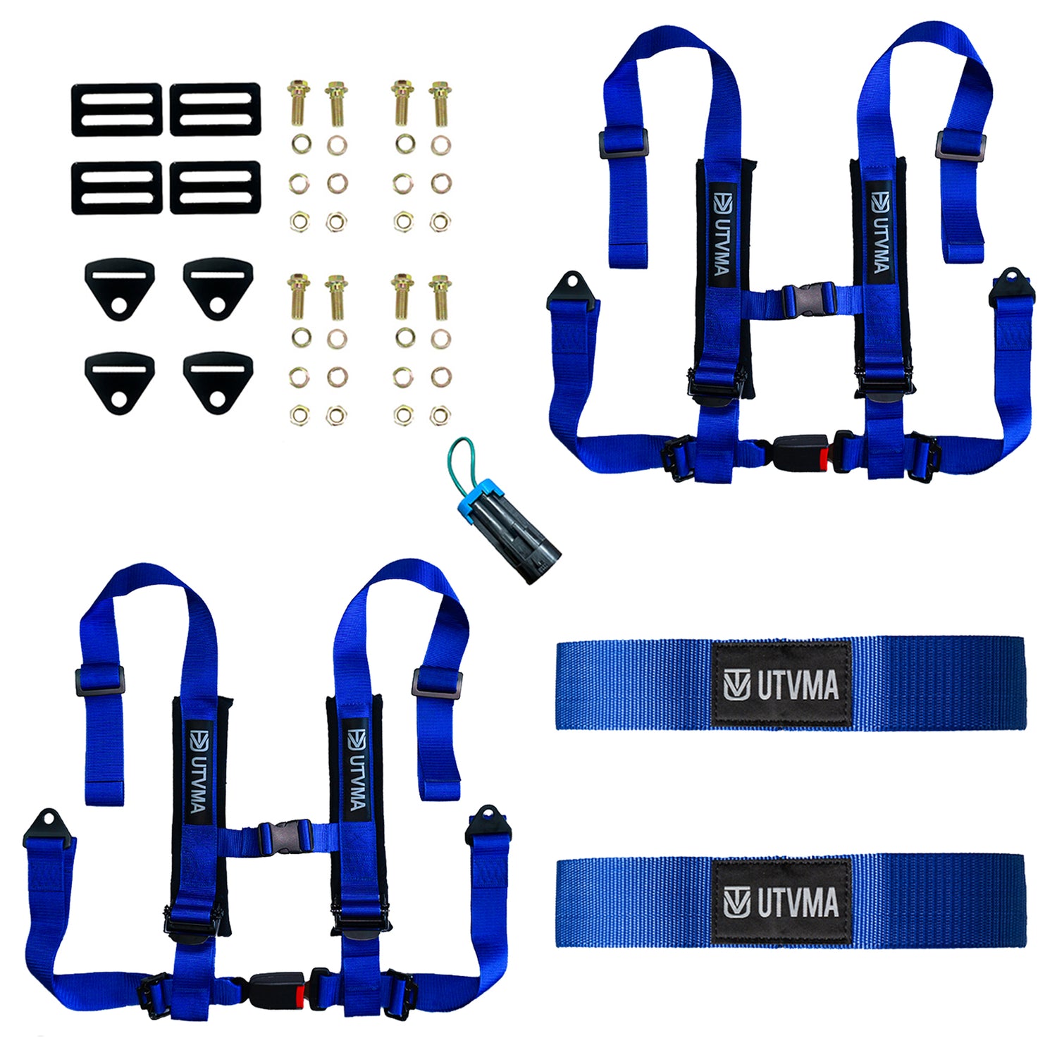 Two Harness Pack Auto Buckle with Harness Collars