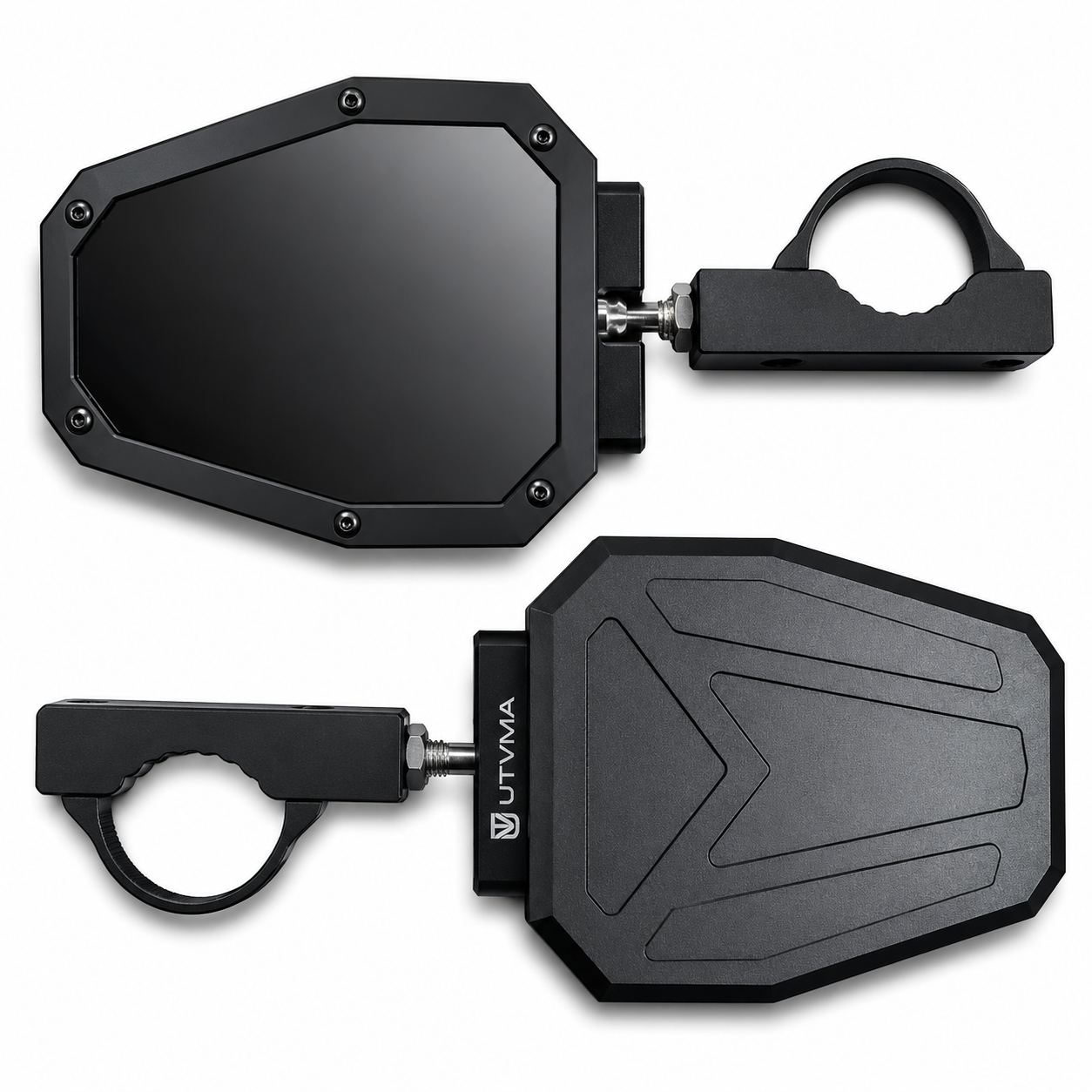 COMO MIRROR スタンド Clamp-On Side View Mirrors with C-Clamp Mount | UTVMA – UTV