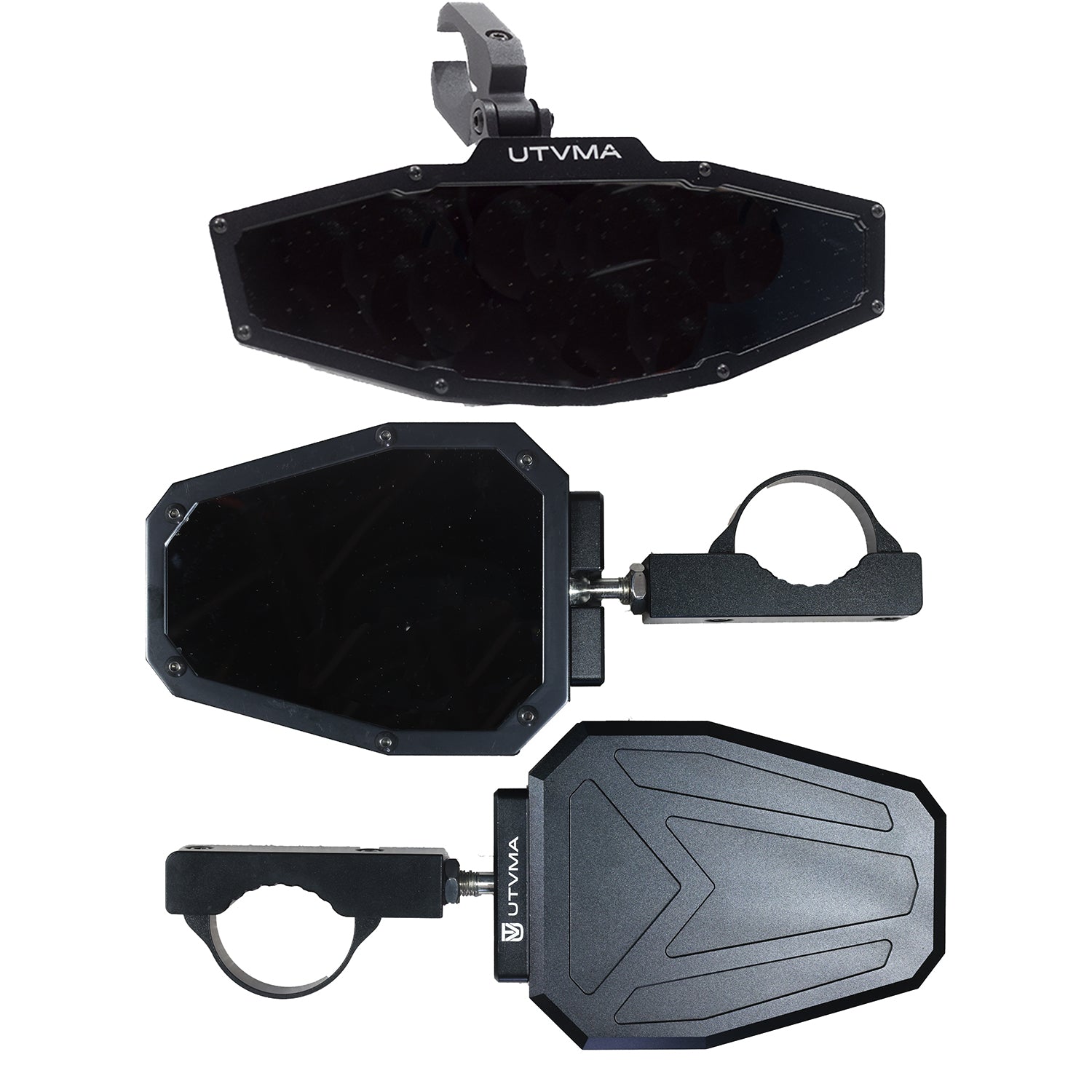 UTVMA Rearview and Sideview Mirror Kit