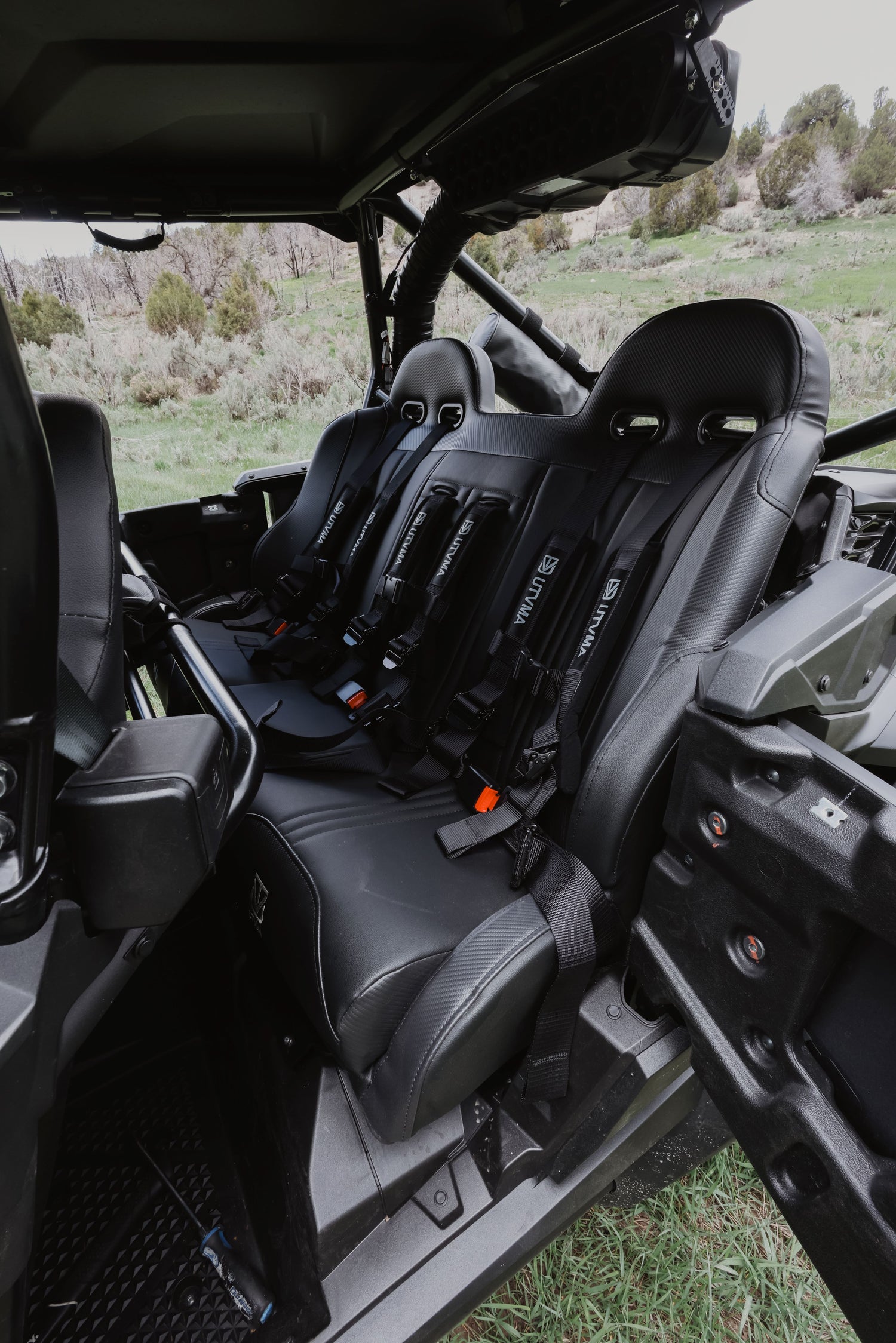 Honda Talon 4 Rear Bench Seat W Harnesses (2019-2025)