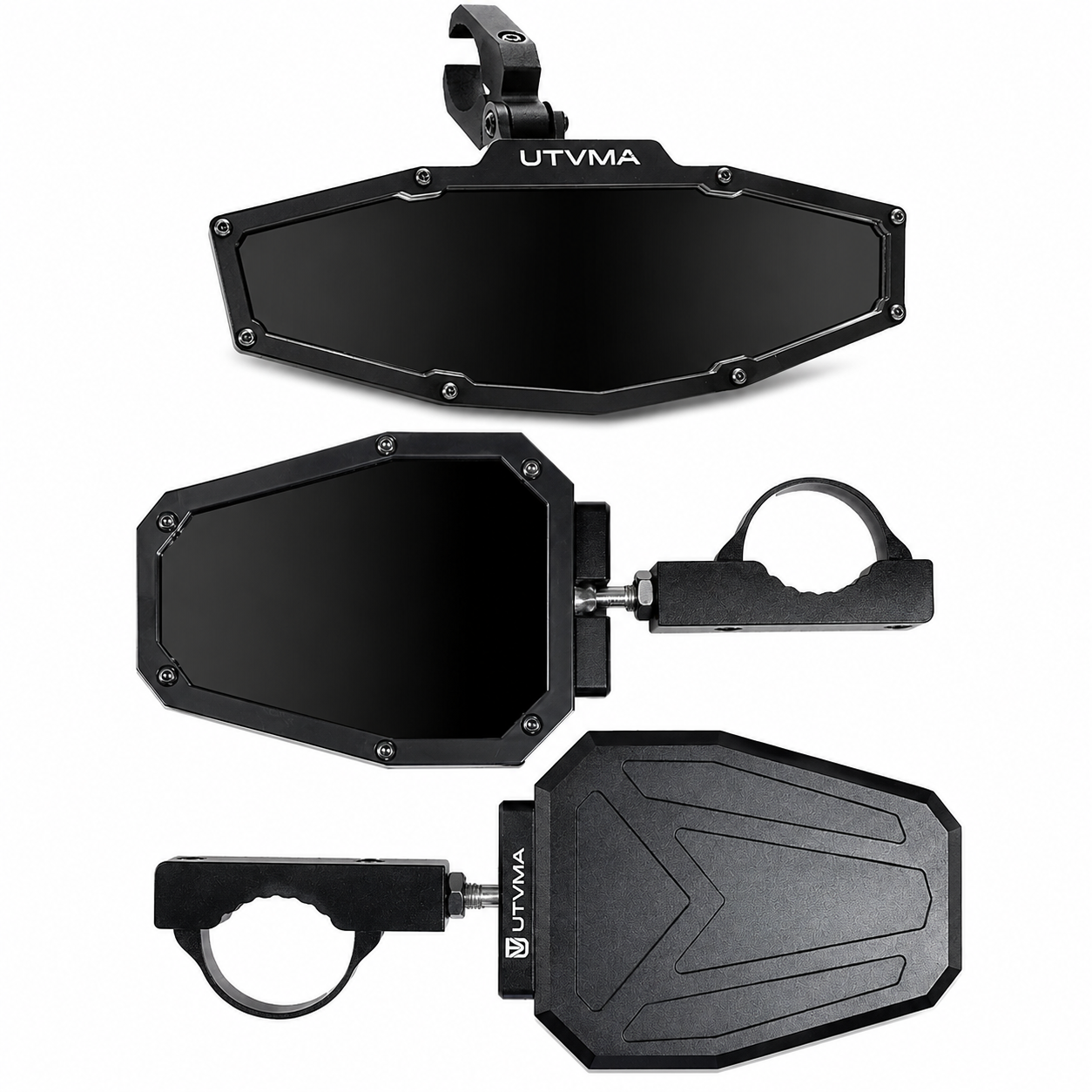 UTVMA Rearview and Sideview Mirror Kit