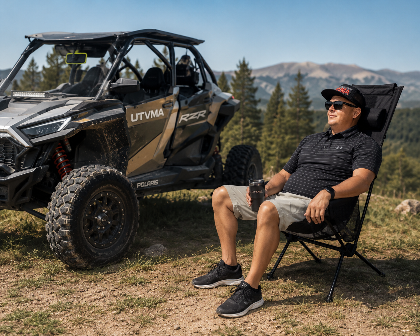 UTVMA Trail Lounger with Roll Cage Bag