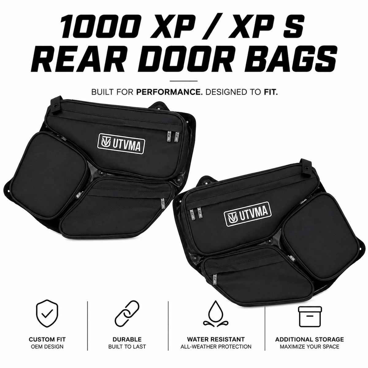 RZR 1000 XP/XP S Full Door Bag Set (2024+)