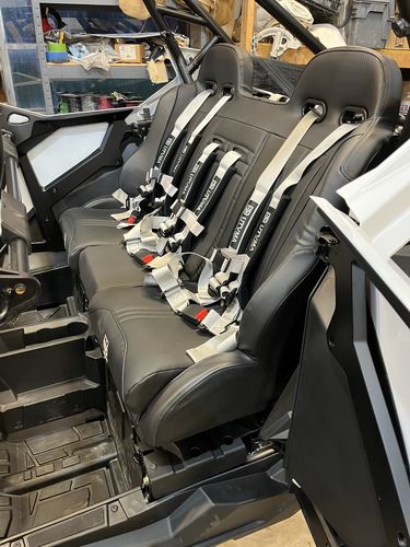 RZR 4 PRO (Turbo R, Pro R, Pro) Rear Bench Seat W Harnesses (2020-2024)