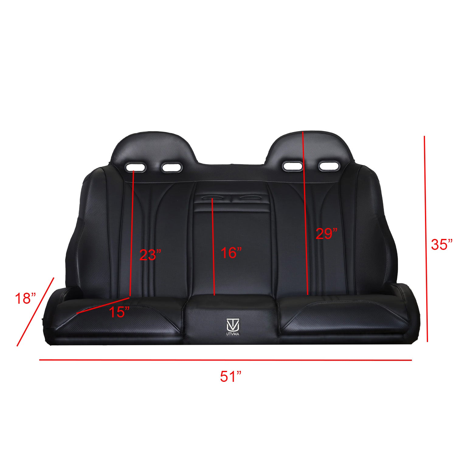 RZR PRO S Rear Bench Seat W Harnesses (2025+)