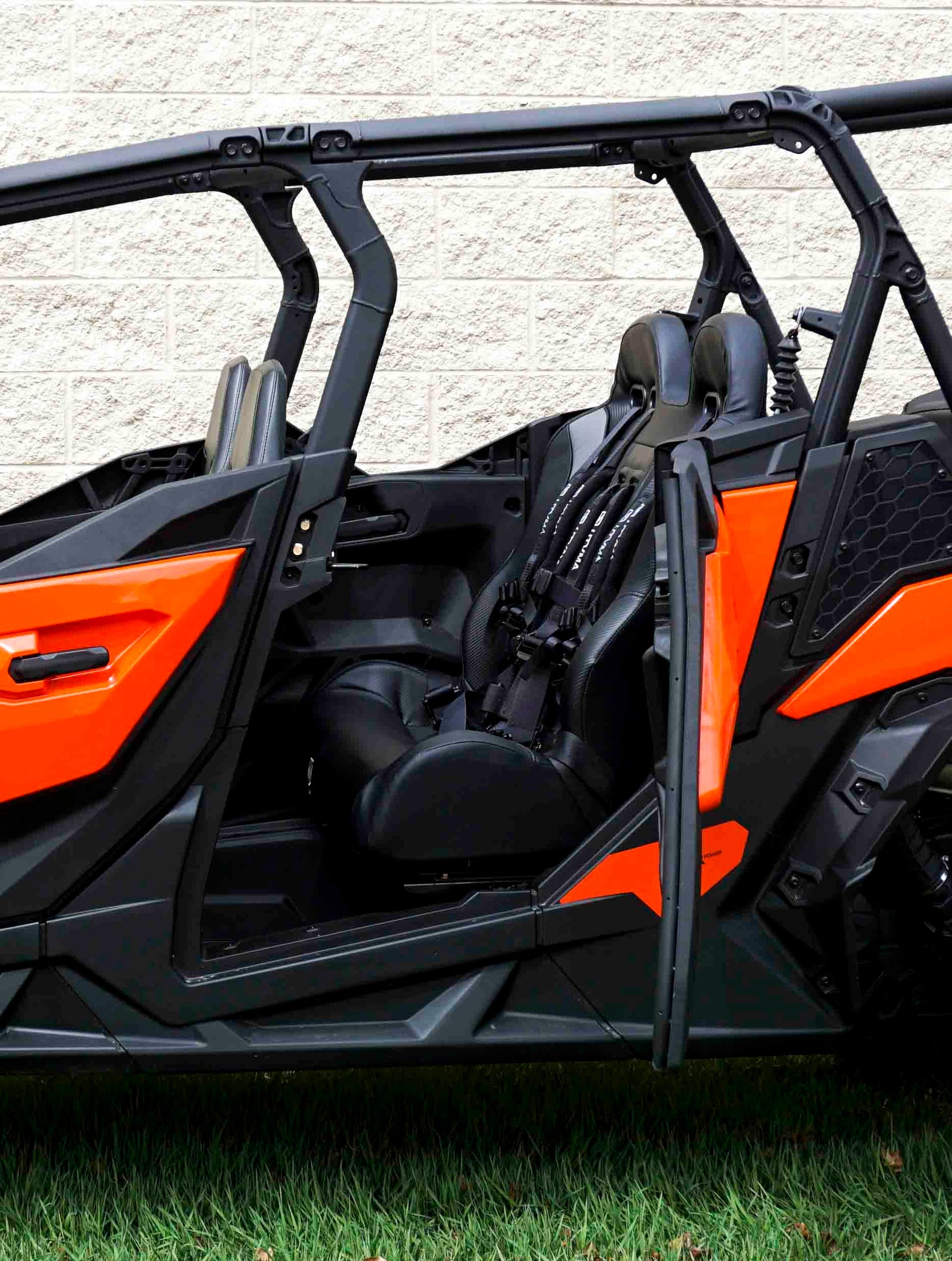 Maverick Sport Max Rear Bench with Harnesses (2019-2025)