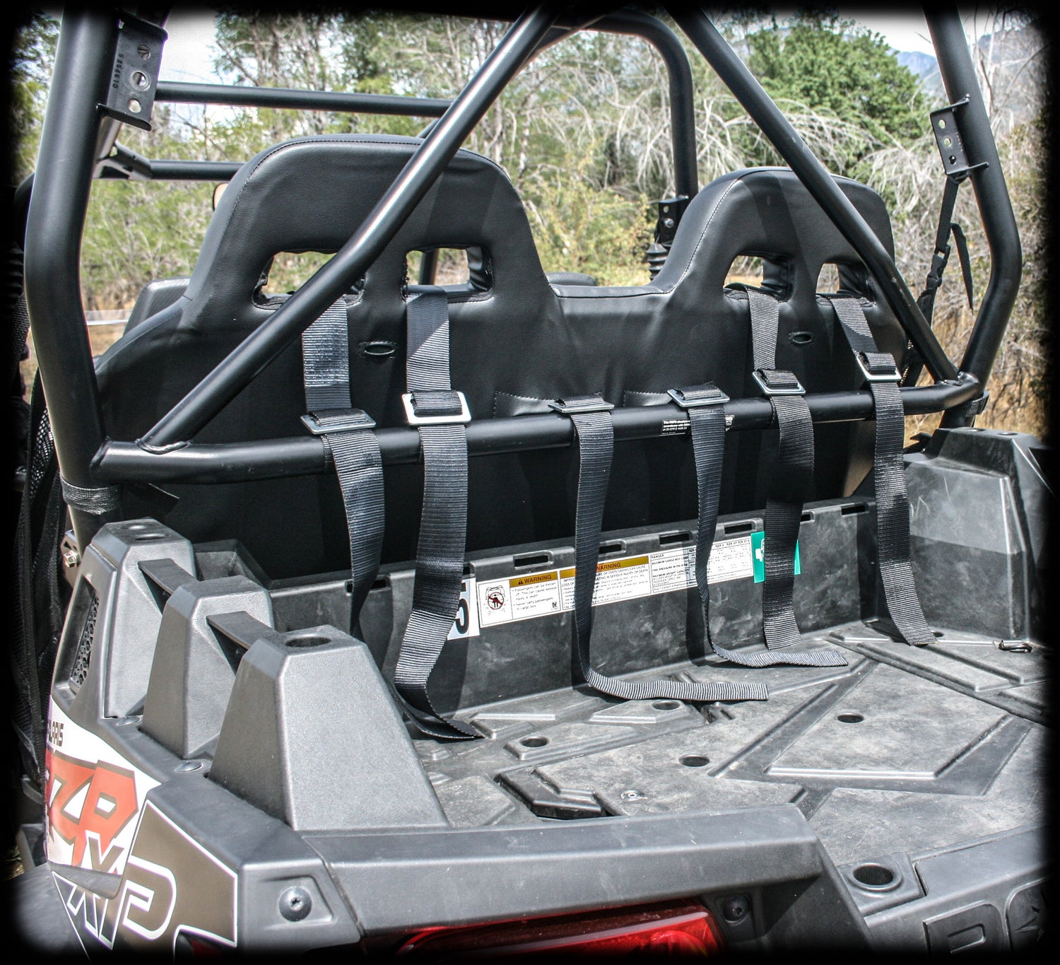 RZR 900/800 Rear Bench Seat W Harnesses (2010-2014)