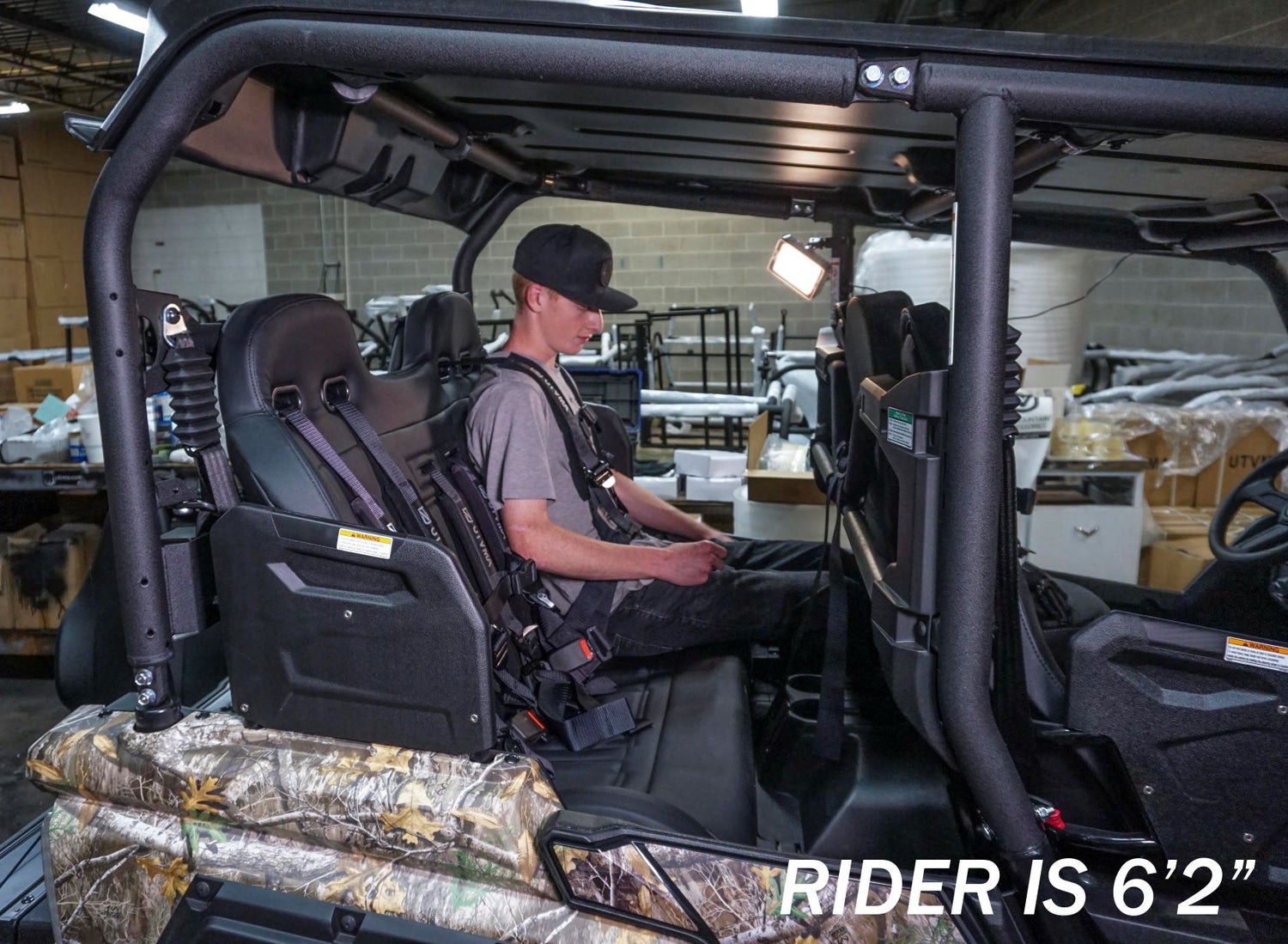 Yamaha Wolverine X4 Rear Bench Seat (2018-2025) W Harnesses