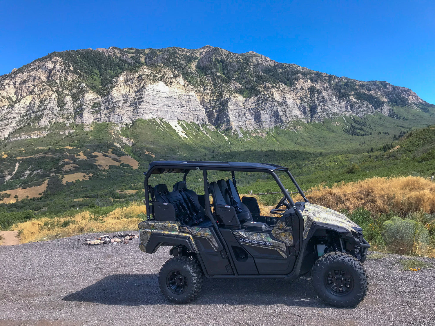 Yamaha Wolverine X4 Rear Bench Seat (2018-2025) W Harnesses