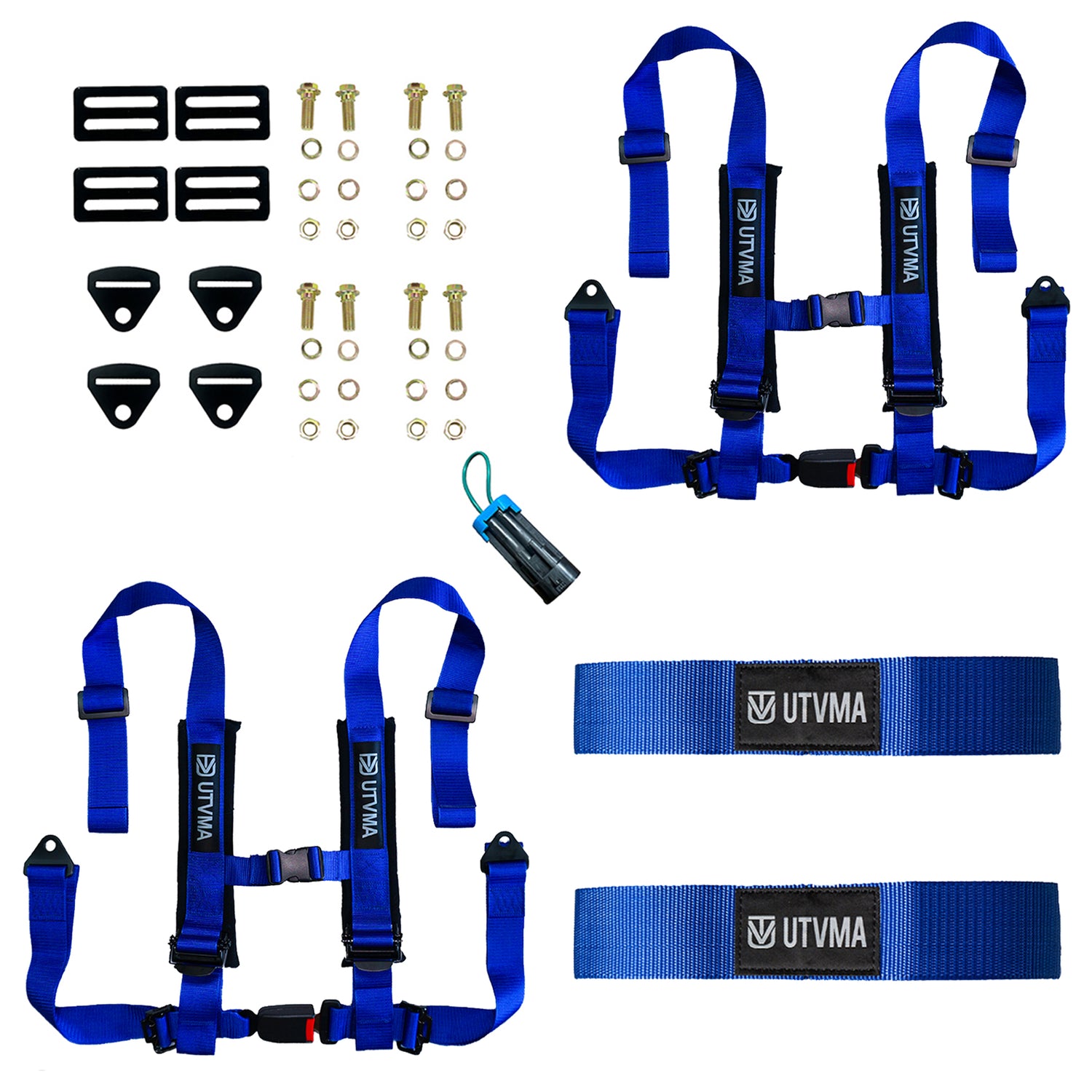 Two Harnesses Pack with harness collars