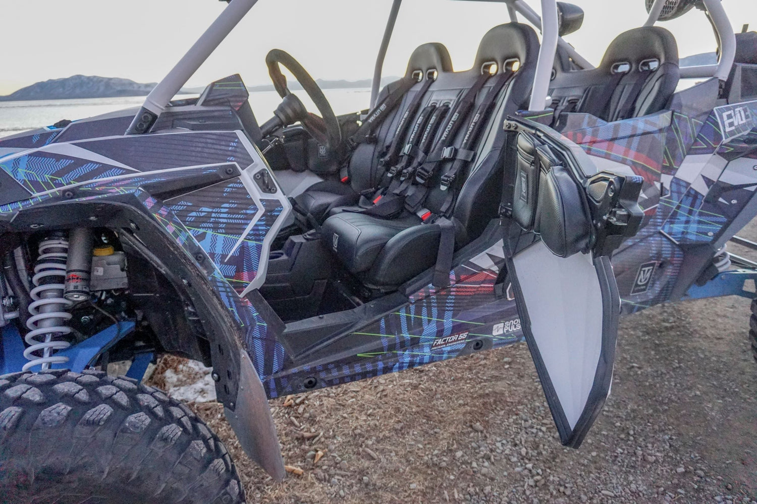 RZR 900 Trail Bench Seat with Harnesses (over the console)