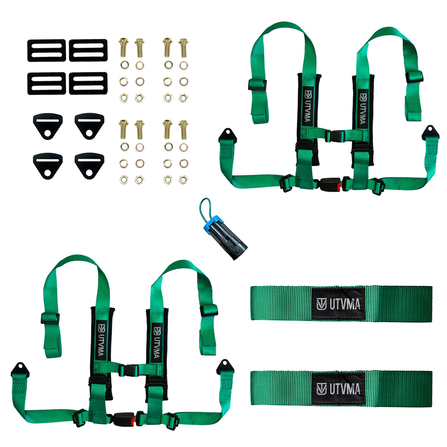 Two Harnesses Pack with harness collars