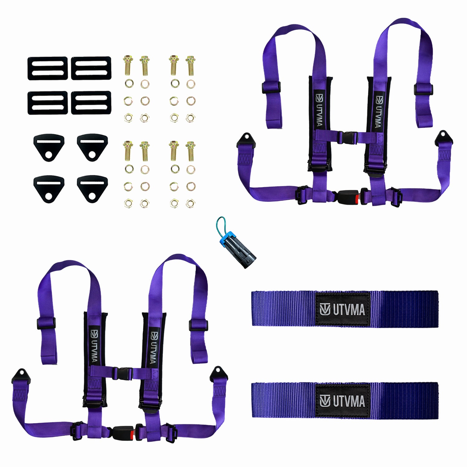 Two Harnesses Pack with harness collars