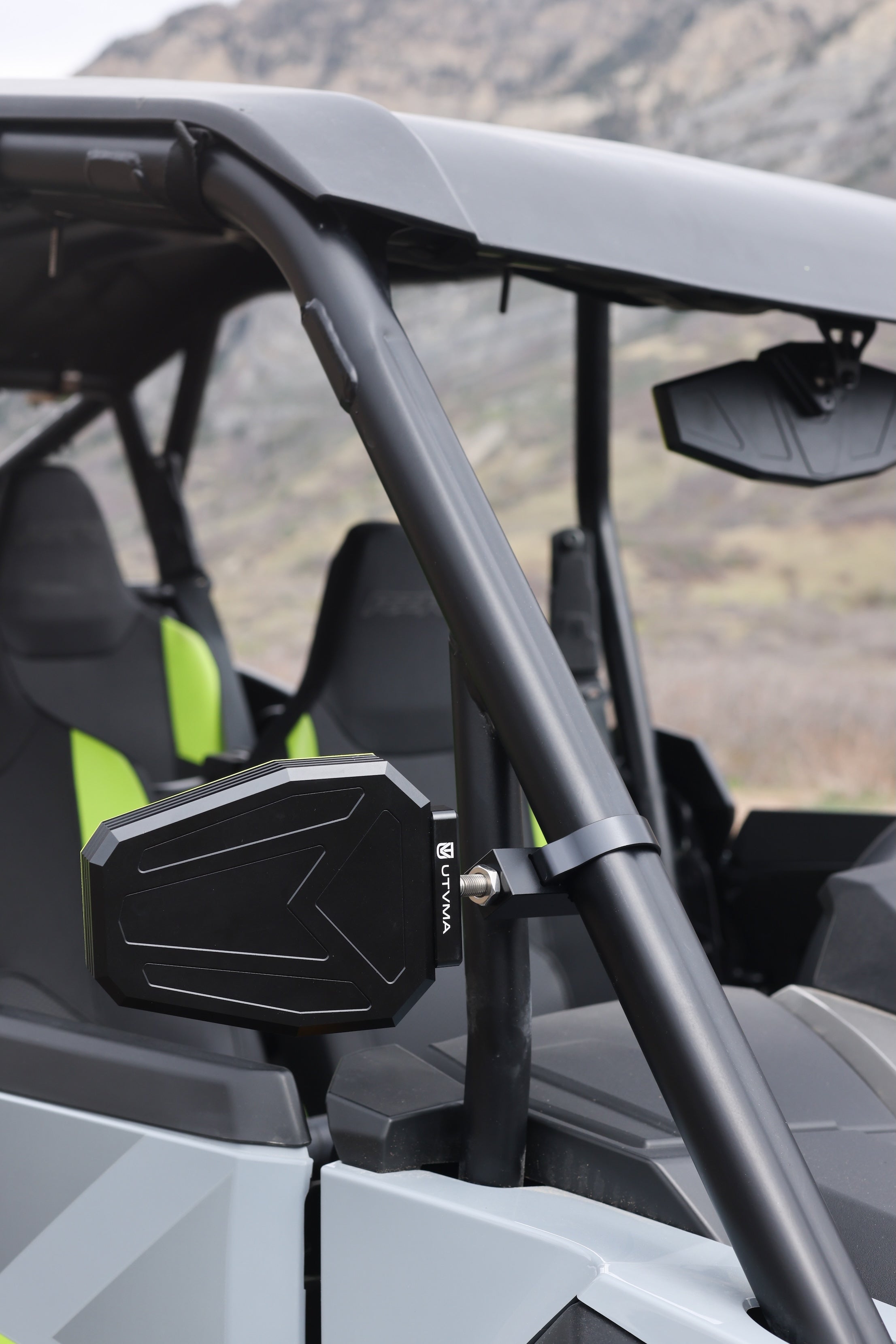 Clamp-On Side View Mirrors with C-Clamp Mount | UTVMA – UTV