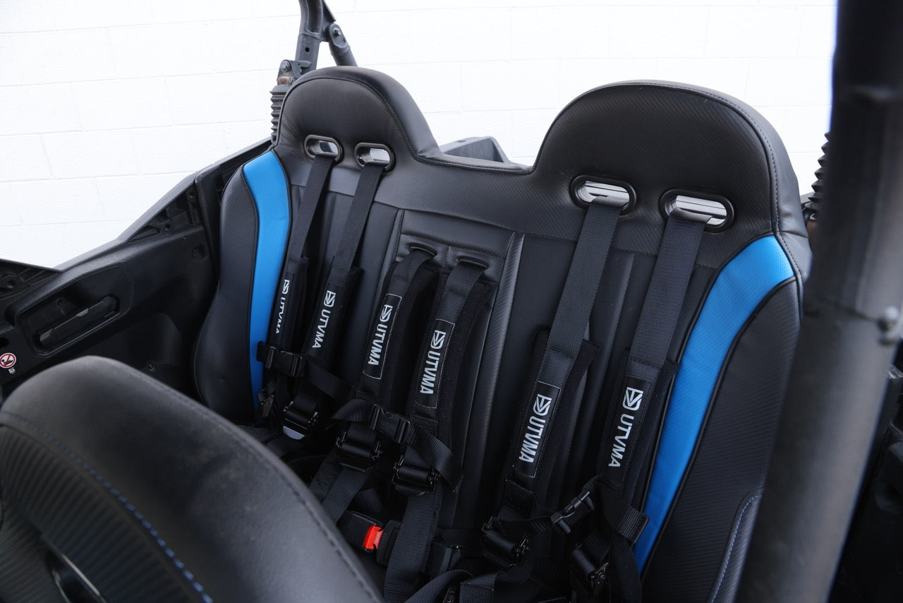 Maverick Sport Max Rear Bench with Harnesses (2019+) – UTV