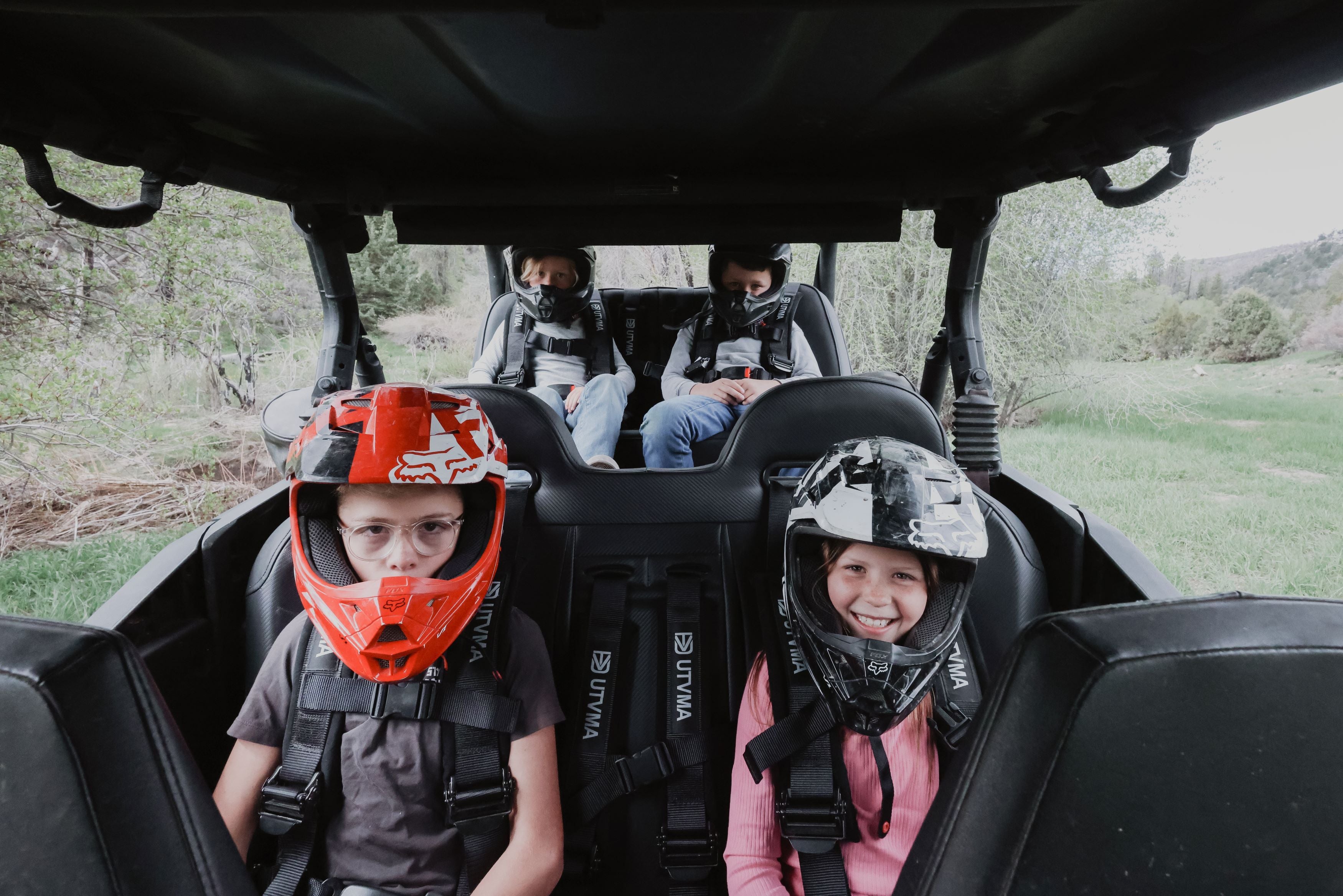 Maverick Sport Max Rear Bench with Harnesses (2019-2025) – UTV