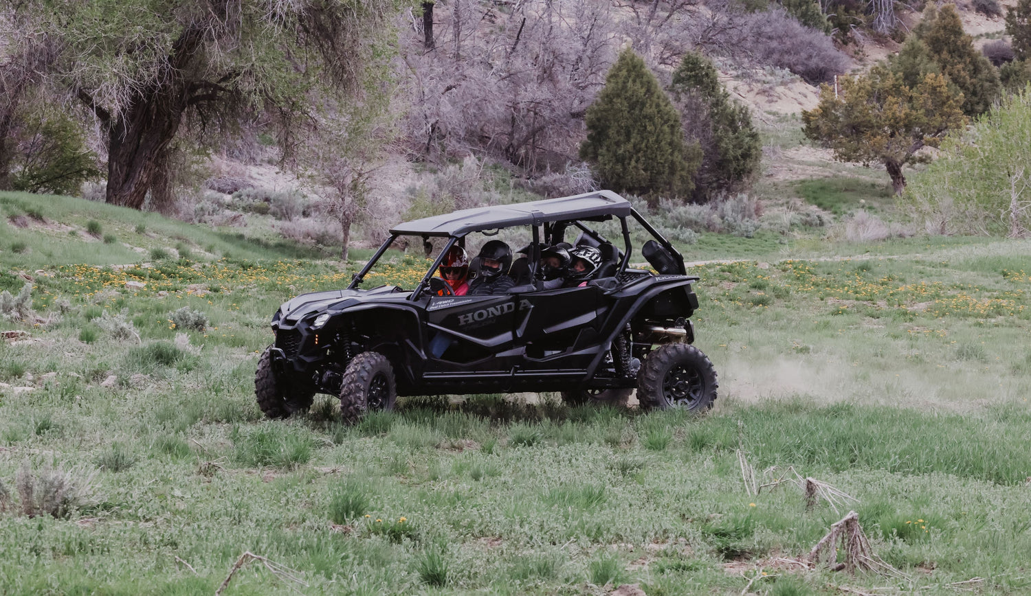 Honda Talon 4 Rear Bench Seat W Harnesses (2019-2024)