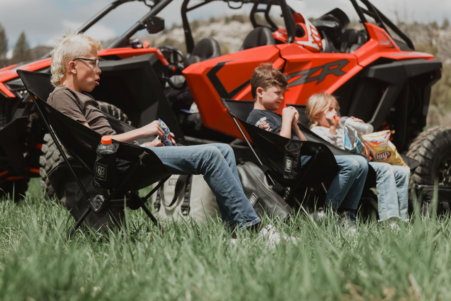 Large Camp Chair with Roll Cage Bag