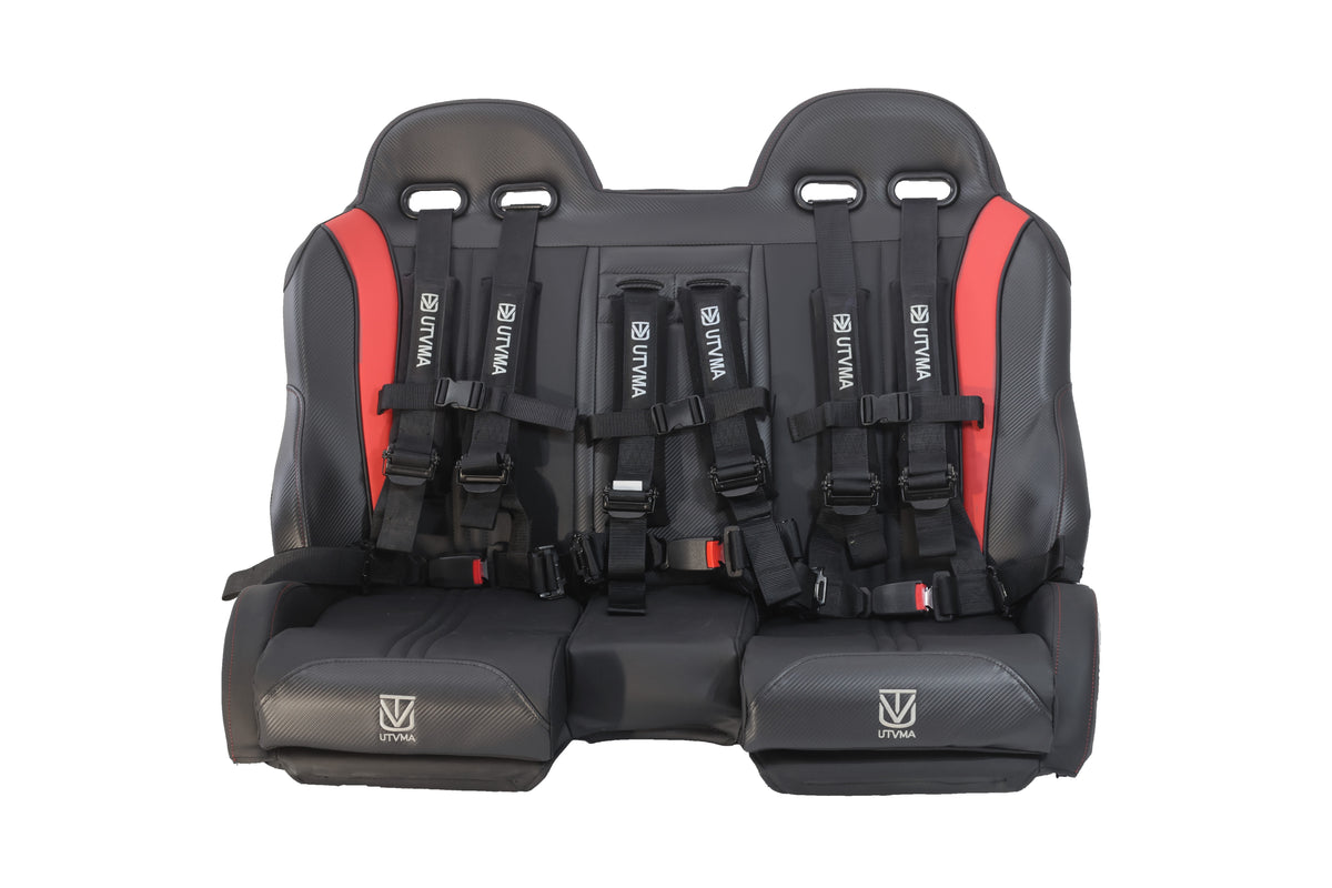 RZR 1000 XP/XP S (2024+) Front/Rear Bench Seat W Harnesses 2 and 4 Sea ...