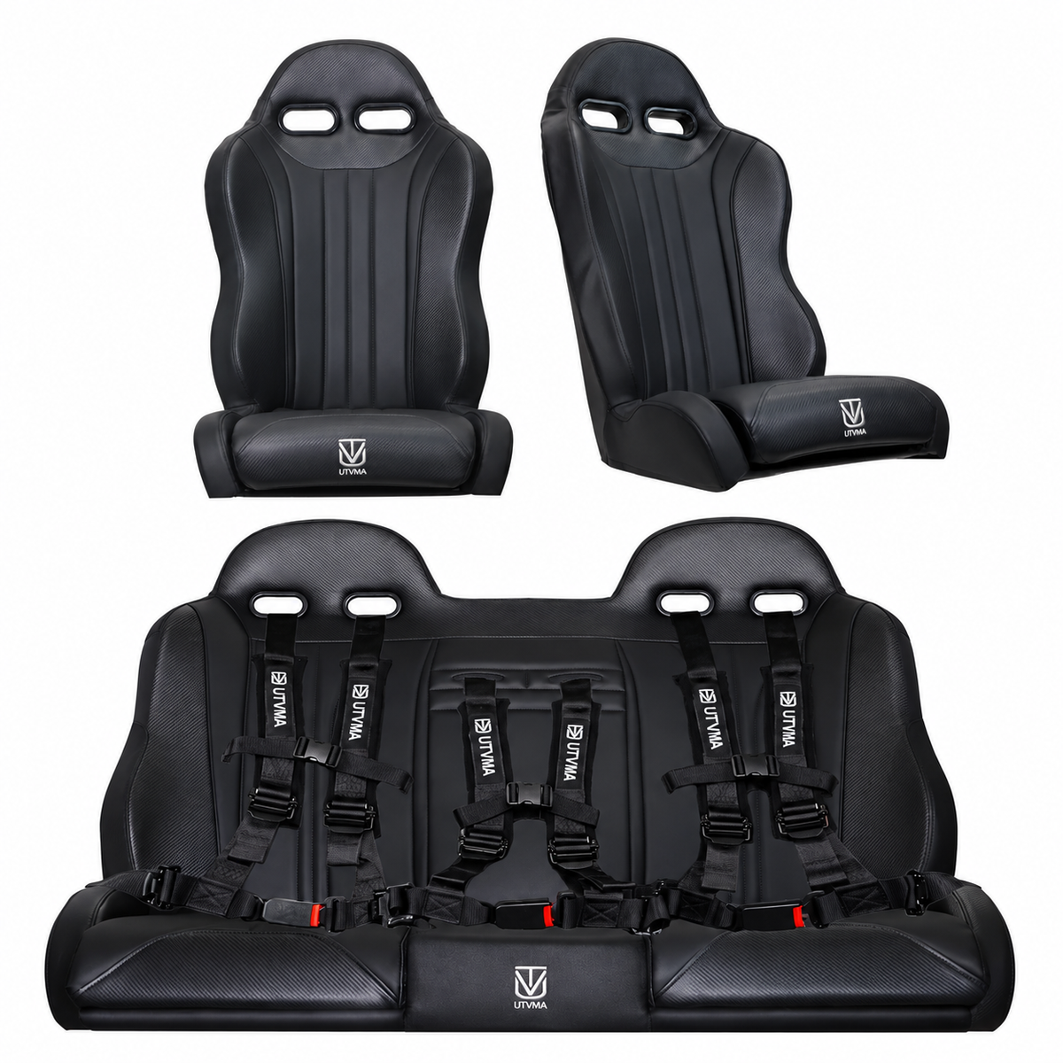 KRX 4 Rear Bench Seat & Pair of Front Bucket Seats Set (2023+)