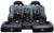 RZR 1000/900 Front and Rear Bench Seat W Harnesses (over the console)