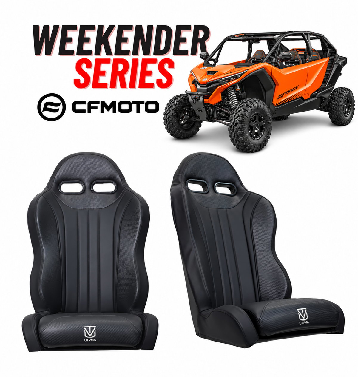 *PREORDER* CF Moto ZFORCE Z10 Bucket Seats FRONT/REAR 2 + 4 Seater (2026+)