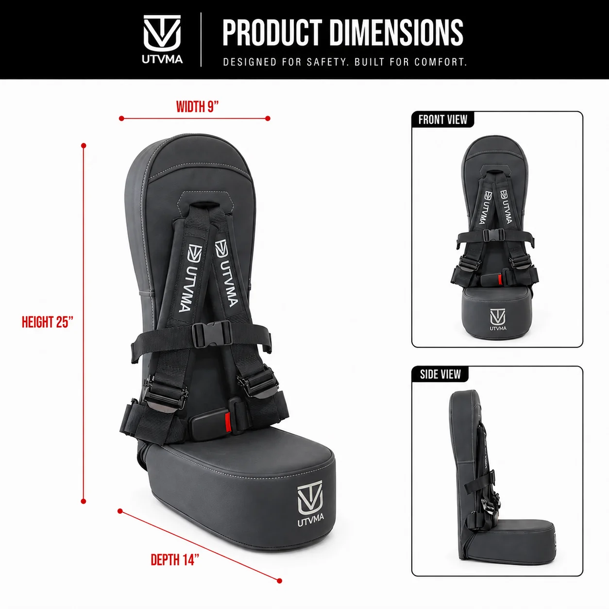 CF MOTO 950 Sport Bump Seat (2020+) FRONT | REAR | 2 SEATER *PREORDER*