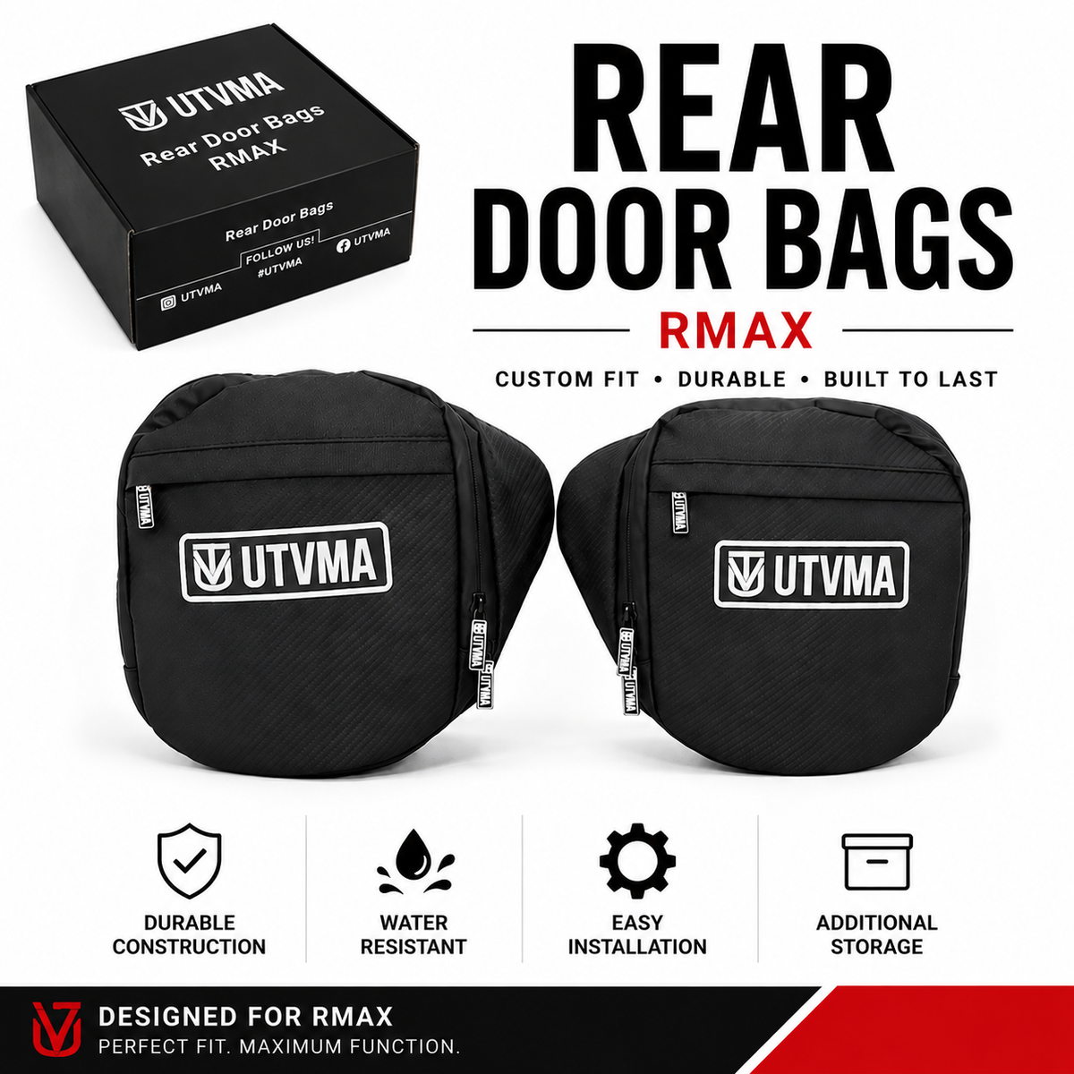 Can-Am Maverick R Door Bag Set (2024+) | Can-Am Maverick R Max Door Bag Set (2025+)