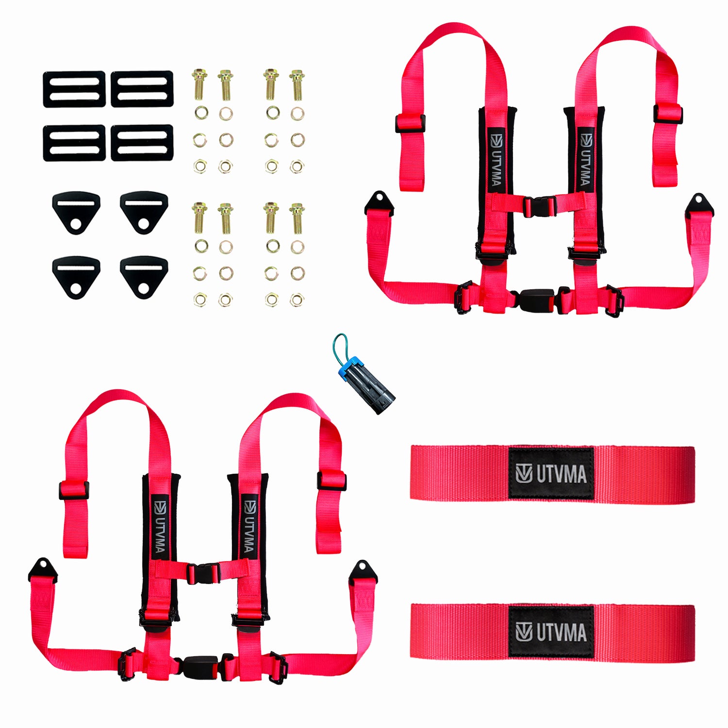 Two Harnesses Pack with harness collars