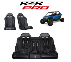 RZR 4 PRO Rear Bench Seat and Front Bucket Seats Set