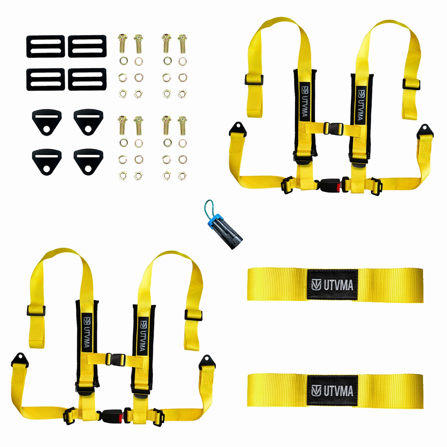 Two Harnesses Pack with harness collars