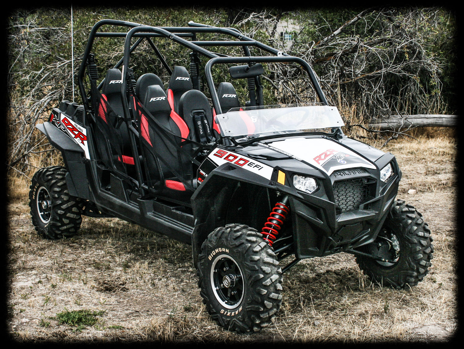 RZR 4 800 Bump Seats (Front and Rear)