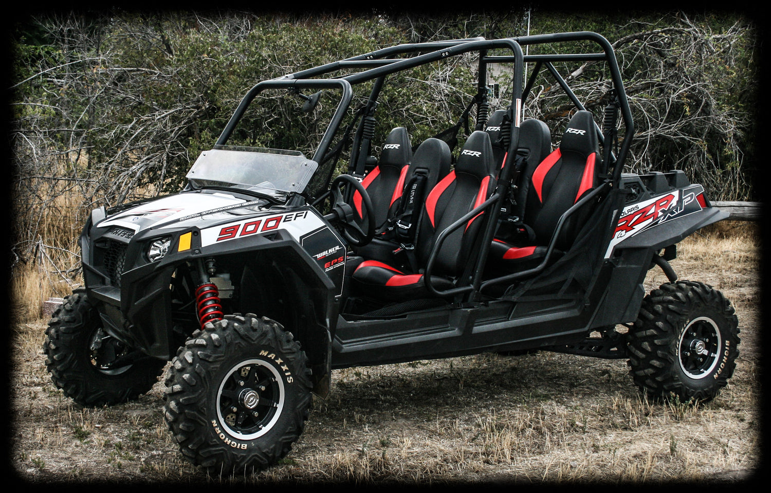 RZR 4 800 Bump Seats (Front and Rear)