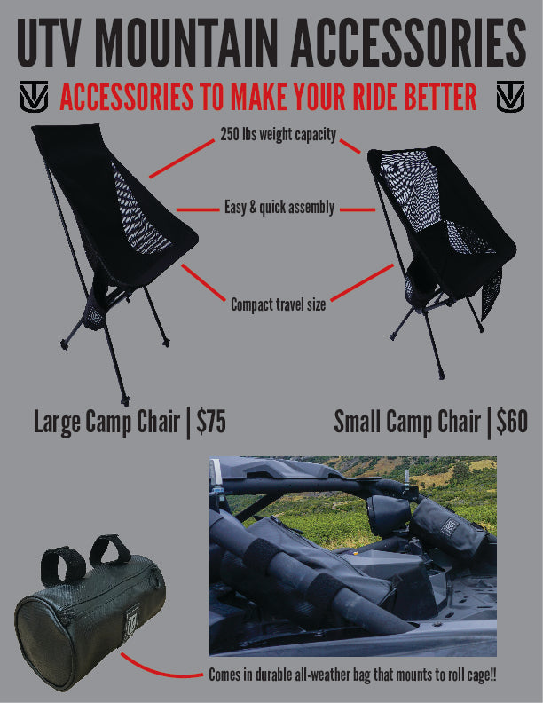 Large Camp Chair with Roll Cage Bag