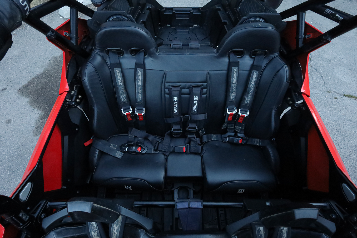 RZR 4 PRO (Turbo R, Pro R, Pro) Rear Bench Seat W Harnesses (2020-2025)