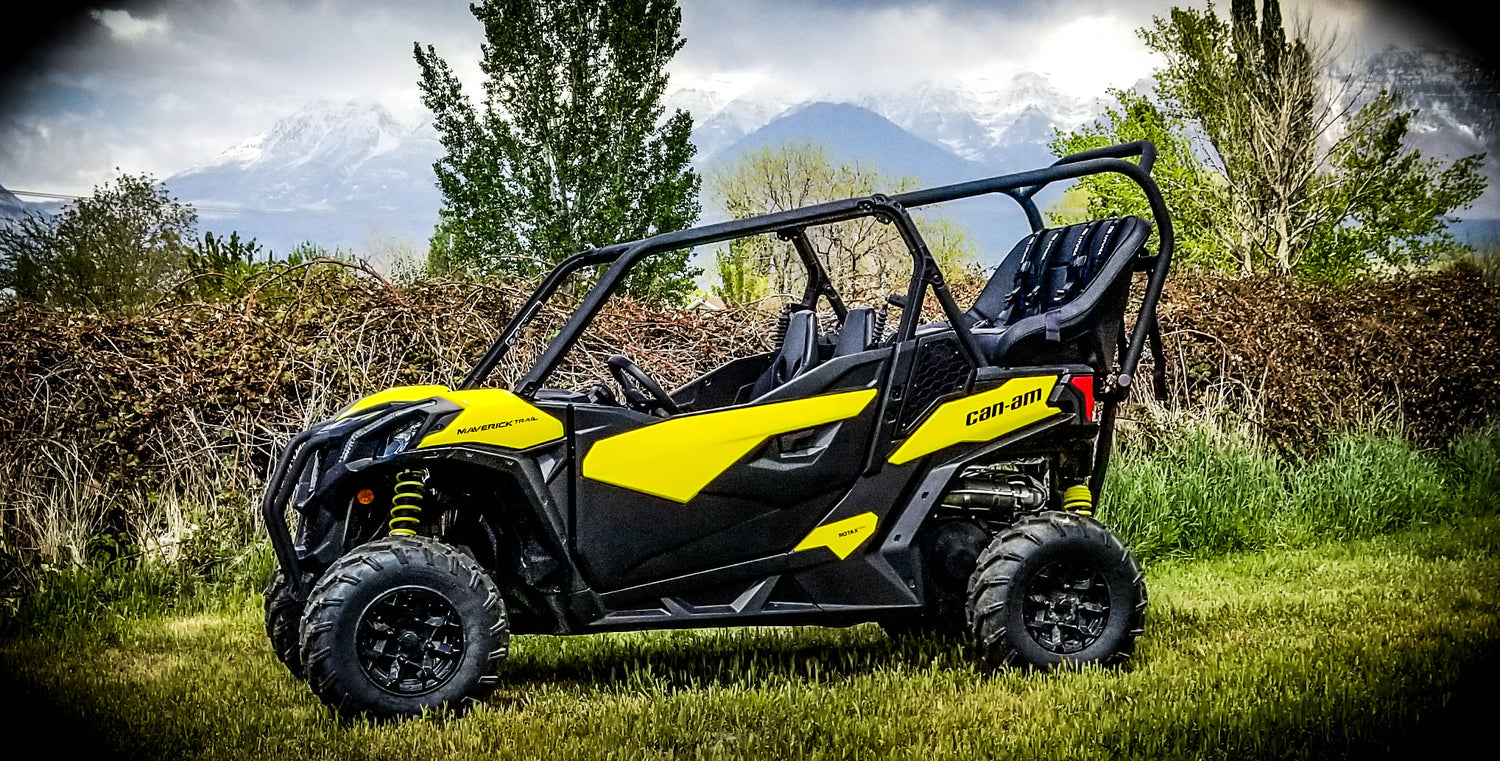 Maverick Trail Backseat and Roll Cage kits (2018-2024)