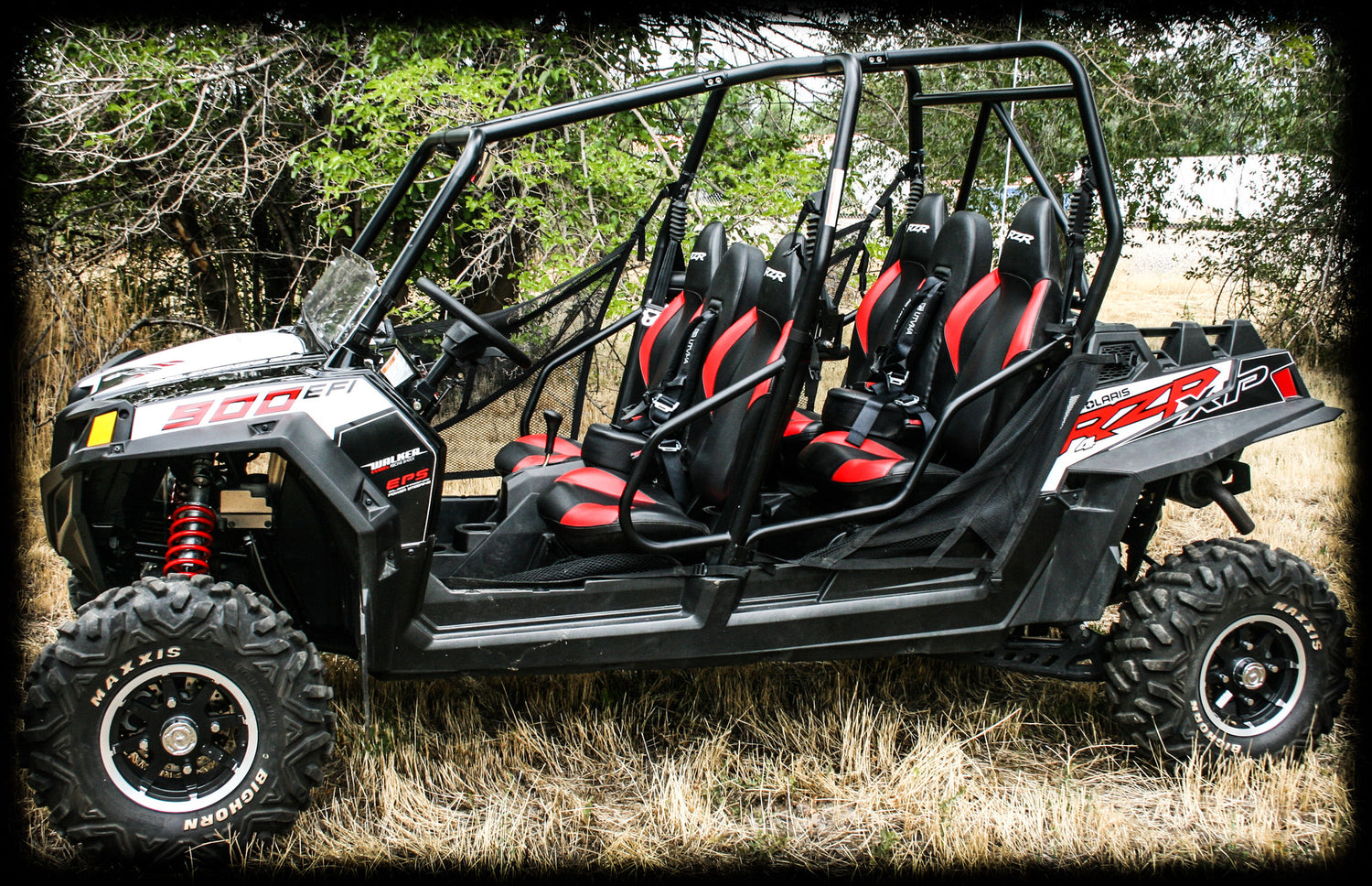 RZR 4 800 Bump Seats (Front and Rear)