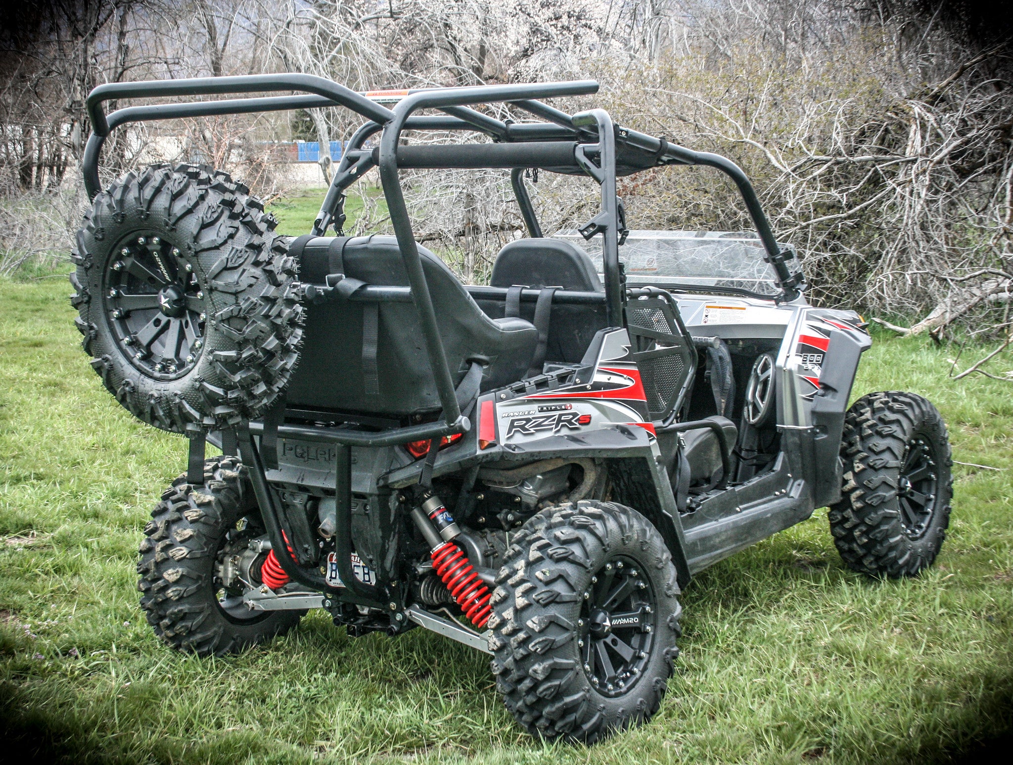 Polaris RZR UTV Spare Tire Rack RZR Spare Tire Mount UTV Accessories