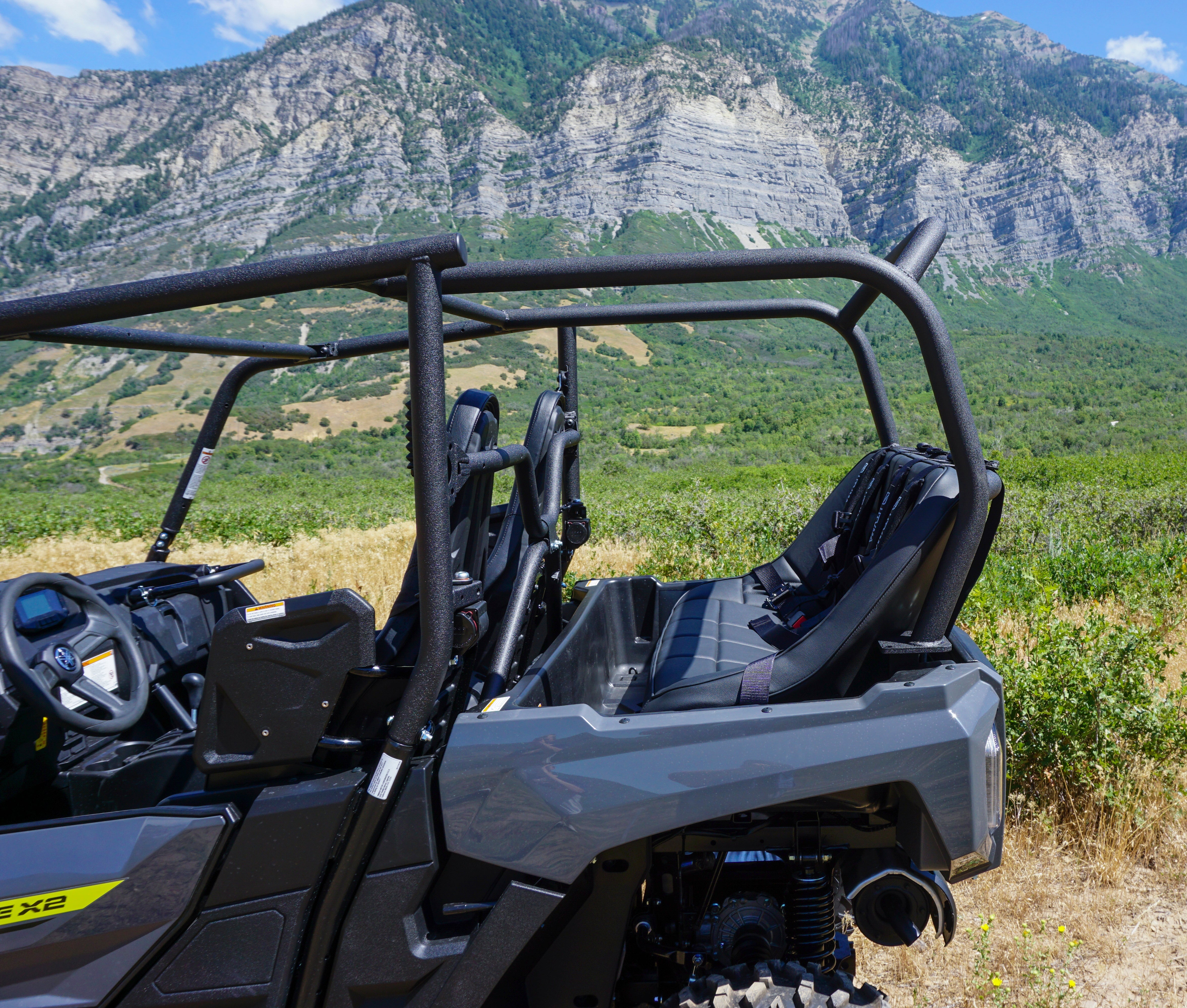 Custom Rmax2 Yamaha Wolverine Rmax2 Roll Cage/Backseat - Custom Options – UTV ...