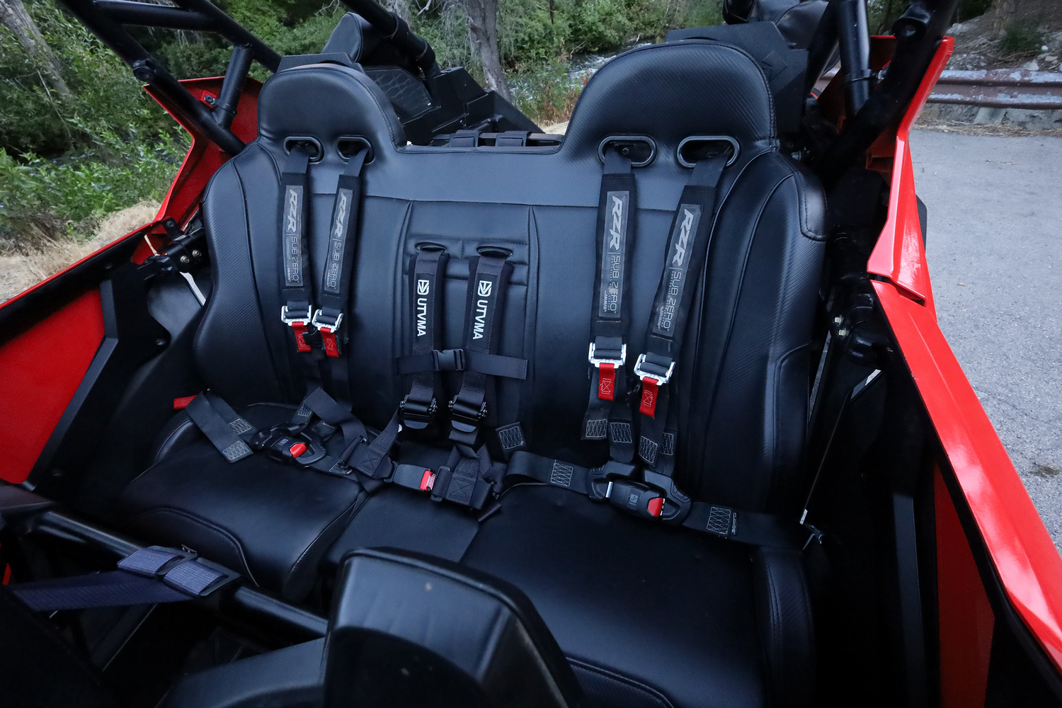RZR 4 PRO (Turbo R, Pro R, Pro) Rear Bench Seat W Harnesses (2020-2024)