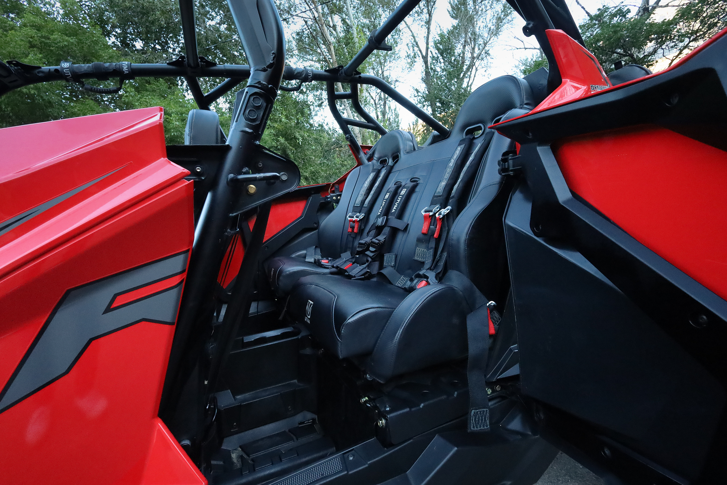 RZR 4 PRO (Turbo R, Pro R, Pro) Rear Bench Seat W Harnesses (2020-2025)