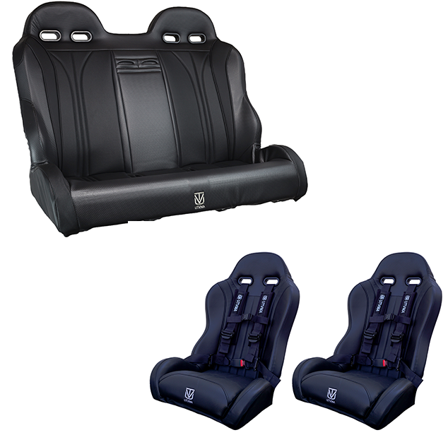 RZR 1000 Rear Bench Seat & Front Bucket Seats Set UTV Accessories